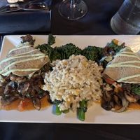 Seitan Steak and mushroom crepes   at The Studio in Hilton Head Island