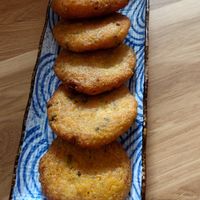 Chickpea patties at Tiệm trà Lê La - Le La Vegan in Cao Bang