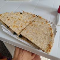 Impasto al farro con erbette, cipolle, melanzane e peperoni at La Mi Piada in Ravenna