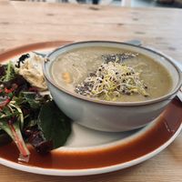   at Almanac Cafe in Plymouth