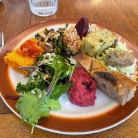   at Almanac Cafe in Plymouth