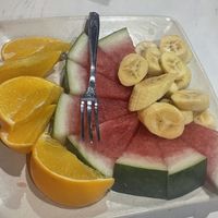 Fruit platter  at ABC Chalet Tioman in Tioman Island