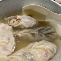 Lentil and veg dumplings with vegan chicken broth  at MomoBar in Kirribilli