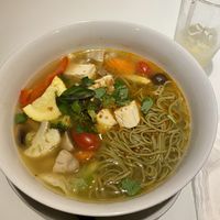 Tom Yum cargo noodles with tofu & vegetables   at Asiana Noodle Shop in Burlington