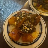 Spicy fried mushrooms at Soombida - 숨비다 in Jeju