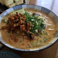 Tofu noodle bowl  at Soombida - 숨비다 in Jeju