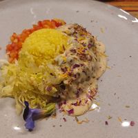 Shiitake ground vegan beef with butter rice at Buhay Ermitanyo in Iloilo City