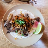 Mushroom tacos 🌮 at Cantina Calafia in Portland