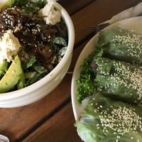 Goddess Bowl & Summer Rolls at Luv Burger in Samara