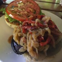 Grilled Portobello Mushroom Sandwich at Luv Burger in Samara