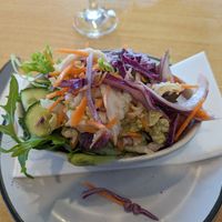 Side salad at The Penneshaw Pub in Kangaroo Island