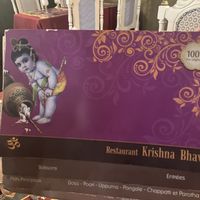 Menu  at Krishna Bhavan - 5eme in Paris
