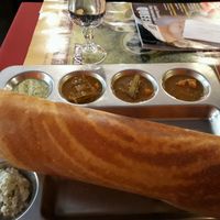 Dosa filled with potatoes at Krishna Bhavan - 5eme in Paris