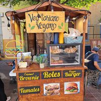 The stall at GuanaVeg in Guanajuato
