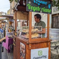 The stall at GuanaVeg in Guanajuato