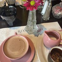 Vegan hot chocolate   at Régine Café in Montreal