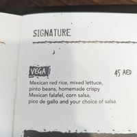 Menume at Burro Blanco - Motor City in Dubai