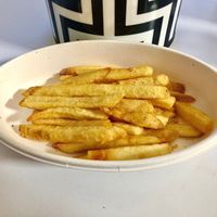 Just fries at Burro Blanco - Motor City in Dubai