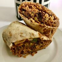 Falafel burrito  at Burro Blanco - Motor City in Dubai