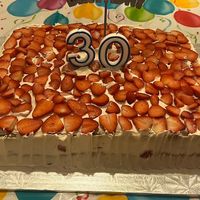 Strawberry cake   at Verdi in Montreal