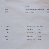 Paper menu at Camel's Kitchen 카멜스키친 in Seoul