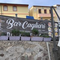 Beschriftung  at Bar Cagliari in Castelsardo