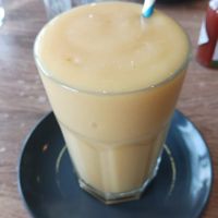 Exotic fruit smoothie at May's Cafè in Burnham-on-sea