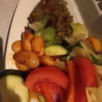 Falafel Burger at The Greek Arch in Ramsgate