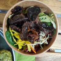 Morel salad at Da Mai in Cologne