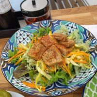 Vegan "mapo tofu" salad at Da Mai in Cologne