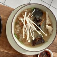 Mushroom and glass noodle soup at Da Mai in Cologne