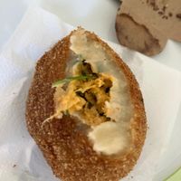 Coxinha de frango at  Cantina Ananda in Florianopolis