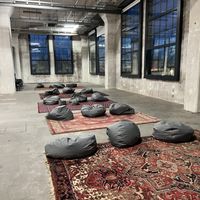 Chill out area  at Plenum in Gdansk