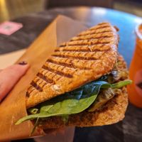 Vegan avocado sandwich at Joe & the Juice - Hovedbanegården in Copenhagen