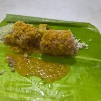Puttu and dal at Malayan Cafe in Jaffna