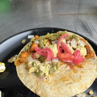 Taco  at BasiVeg Antojitas in Mexico City
