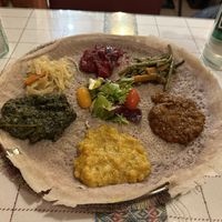 Vegan platter  at Taitu Cuisine in Paris