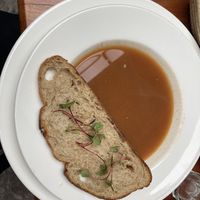 Tomato soup   at La Caponata in Quito