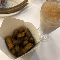 Vegan Friendly Churros (de temporada) y Horchata   at Churrería El Moro - Coyoacán in Mexico City