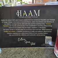 About HAAM at HAAM - Caribbean Plant Cuisine in Brooklyn