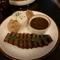 Chimichurri Chunk Steak  at HAAM - Caribbean Plant Cuisine in Brooklyn