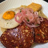 Mangu con los 3 golpes at HAAM - Caribbean Plant Cuisine in Brooklyn