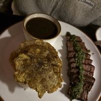 Chimichurri steak  at HAAM - Caribbean Plant Cuisine in Brooklyn