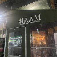 Storefront   at HAAM - Caribbean Plant Cuisine in Brooklyn