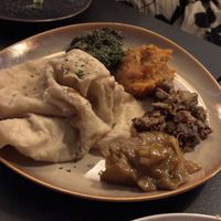 Buss up roti  at HAAM - Caribbean Plant Cuisine in Brooklyn