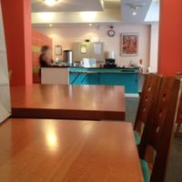 The 'bar' at Govinda's Nottingham in Nottingham