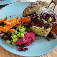 sloppy joe sandwich - mmm at Bataat in Amsterdam