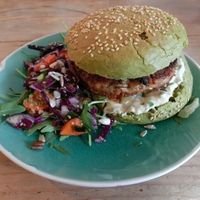 The Dutch Weed Burger  at Bataat in Amsterdam