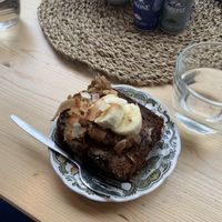 Banana bread at Bataat in Amsterdam
