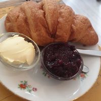 Warm Vegan croissant at Bataat in Amsterdam